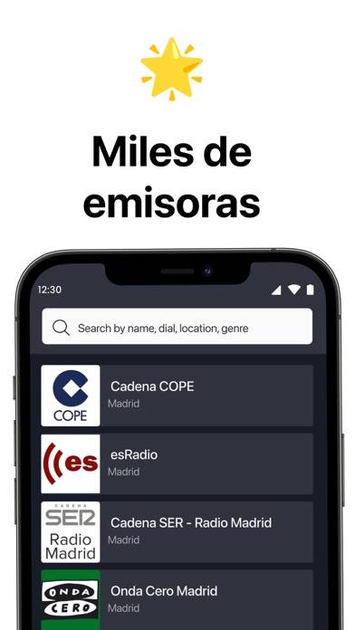 Radios de España‎ Captura de pantalla de la aplicación #3