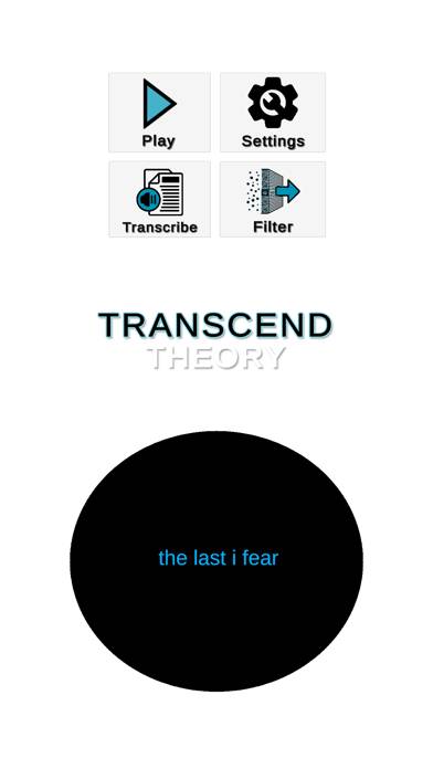 Transcend Theory captura de pantalla