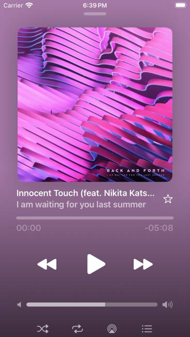 Music Folders Captura de pantalla de la aplicación