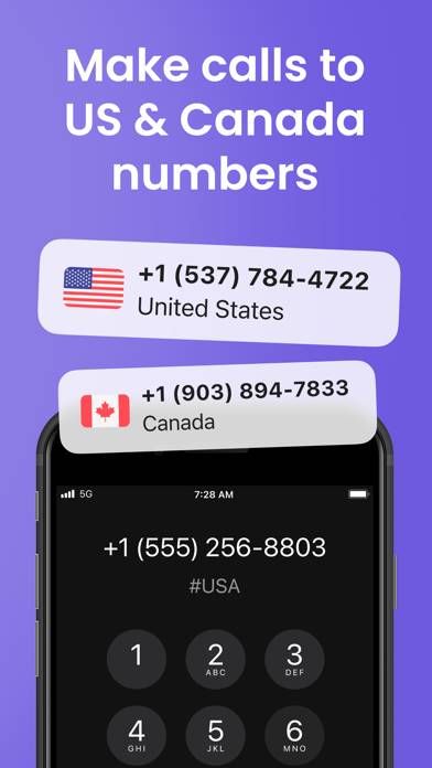 Second Phone Number: 2nd eSIM App screenshot #4