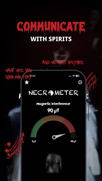 Necrometer App skärmdump #3