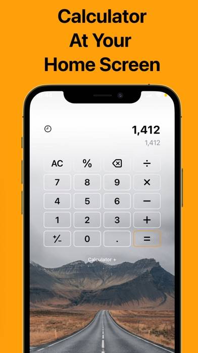 Calculator Widget plus App screenshot #3