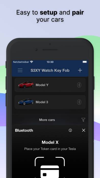 S3XY Watch Key Fob App screenshot