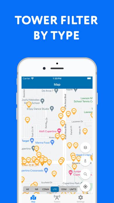 Cellular Tower App screenshot