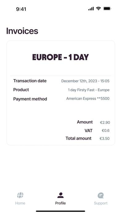 Firsty eSIM Global Mobile Data App screenshot #4