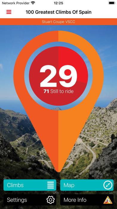 100 Climbs of Spain App screenshot #1