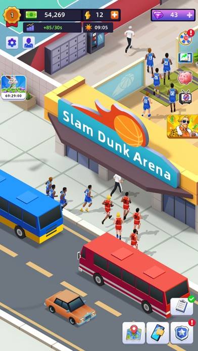Idle Basketball Arena Tycoon Captura de pantalla de la aplicación #1