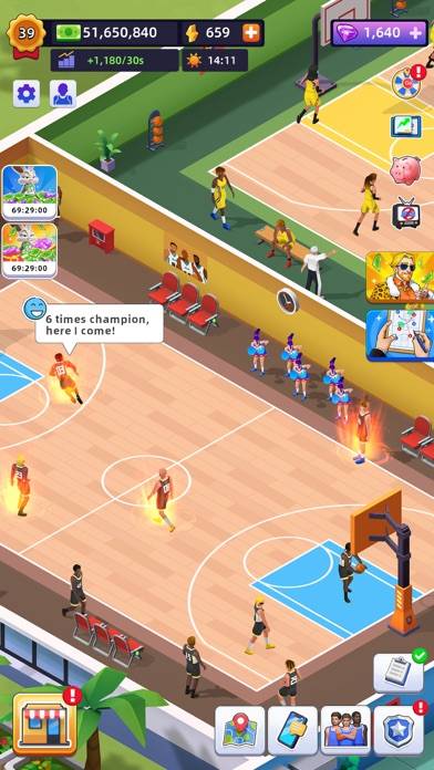 Idle Basketball Arena Tycoon captura de pantalla del juego