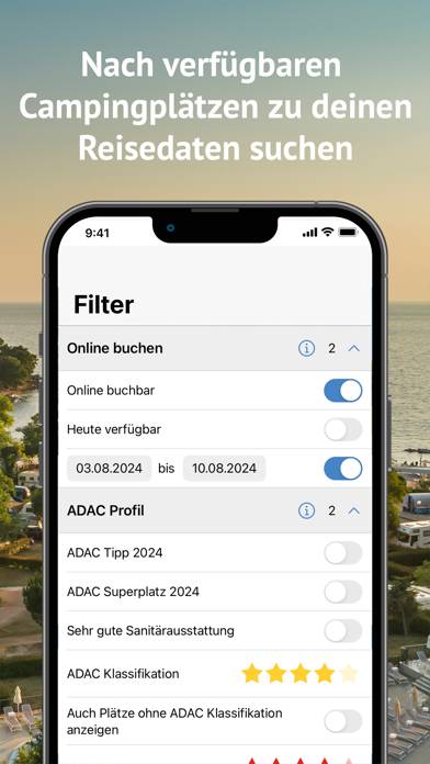 ADAC Camping / Stellplatz 2024 App-Screenshot #4