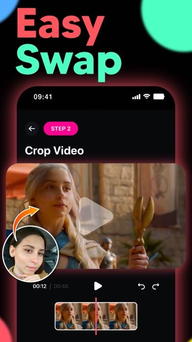 FaceSwap: Video AI Face Change immagine dello schermo