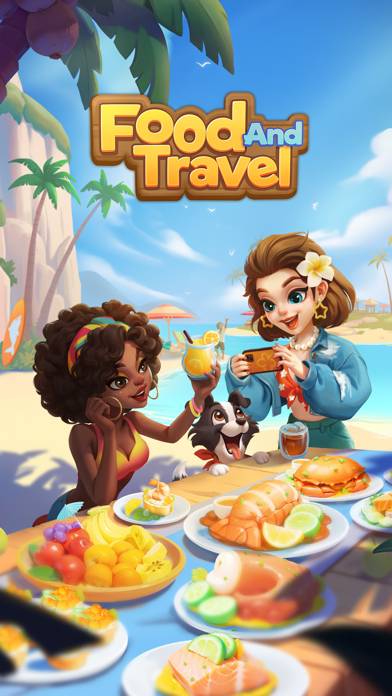 Food and Travel: Merge Game game screenshot