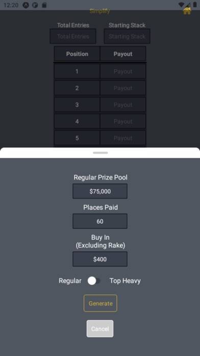 MB Poker Calculator App screenshot #3
