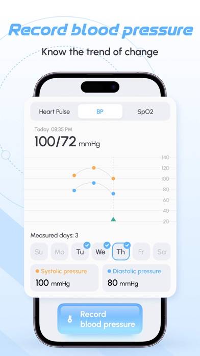 PulseTrackr：Heart Rate Captura de pantalla de la aplicación #2
