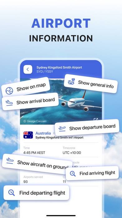 Flight Tracker: Airplane Radar Schermata dell'app #4
