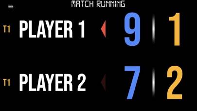 BT Table Tennis Scoreboard App screenshot