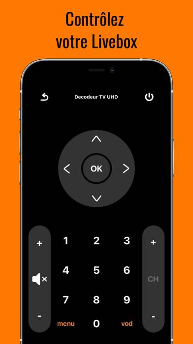 Telecommande pour Orange Capture d'écran de l'application #1