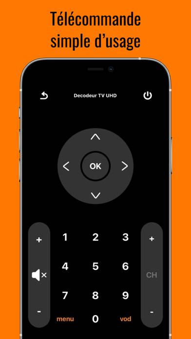 Telecommande pour Orange Capture d'écran de l'application #2