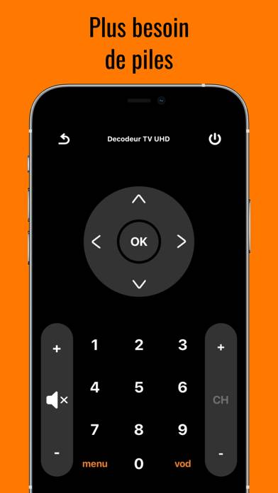 Telecommande pour Orange Capture d'écran de l'application #4