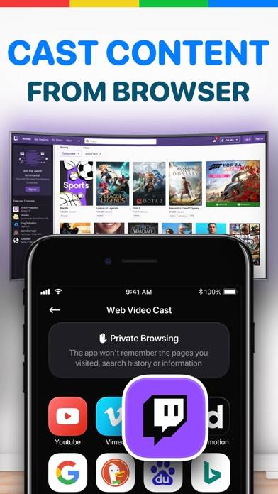 Screen Mirroring App: Smart TV Capture d'écran de l'application #5