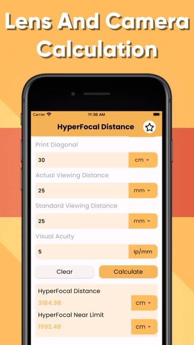 HyperFocal Pro App-Screenshot #4