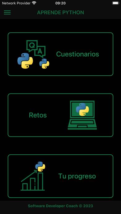 Aprende Python en Español Captura de pantalla de la aplicación #2