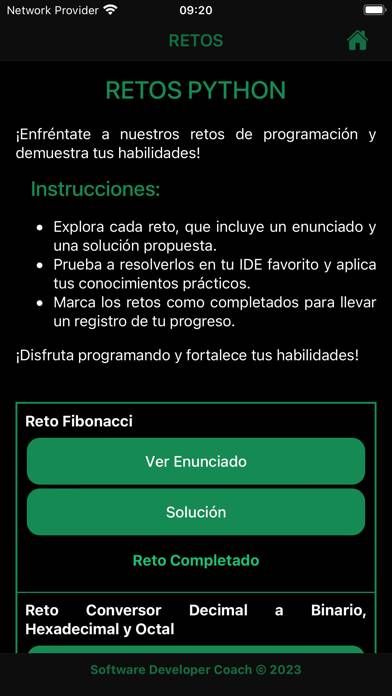 Aprende Python en Español Captura de pantalla de la aplicación #6
