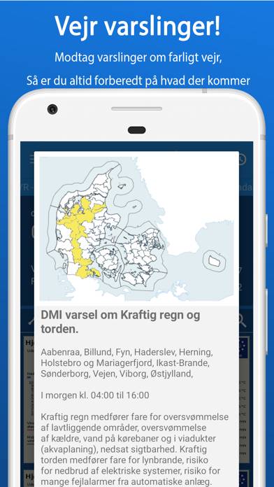 ByVejr – DMI – Yr App skärmdump #4