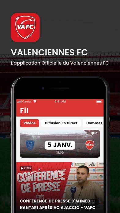 Valenciennes FC capture d'écran