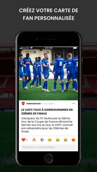 Valenciennes FC App screenshot