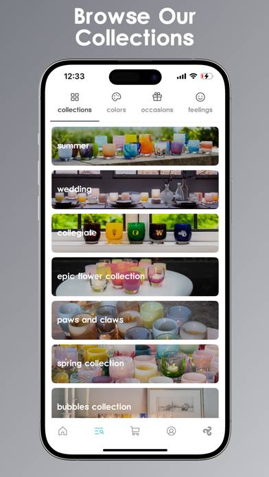 Glassybaby App screenshot