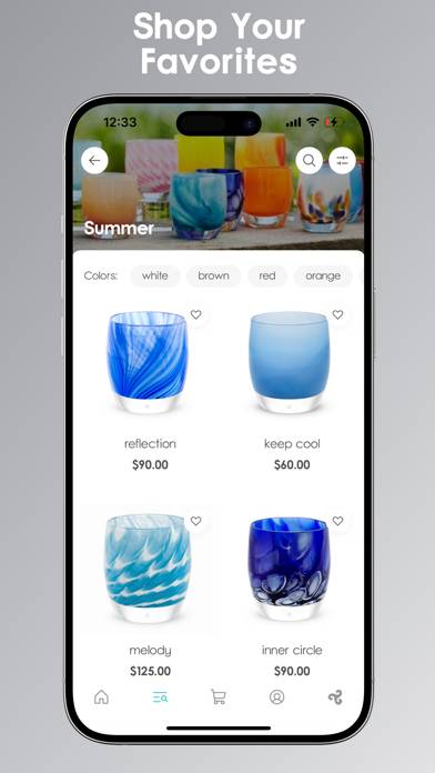 Glassybaby App screenshot