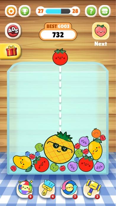 The Merge Watermelon Game Captura de pantalla de la aplicación #2