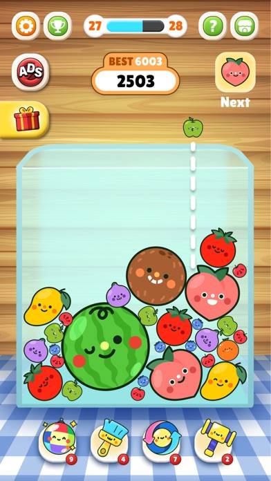 The Merge Watermelon Game Captura de pantalla de la aplicación #3