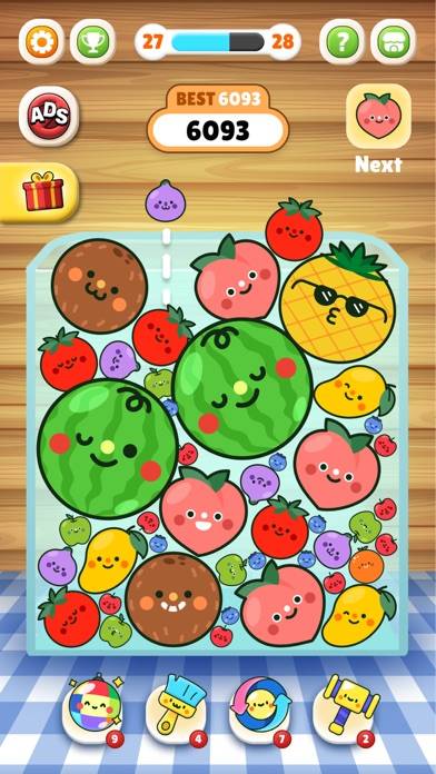 The Merge Watermelon Game Captura de pantalla de la aplicación #4