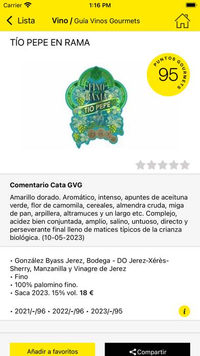 Guía Vinos Gourmets 2024 App screenshot #3