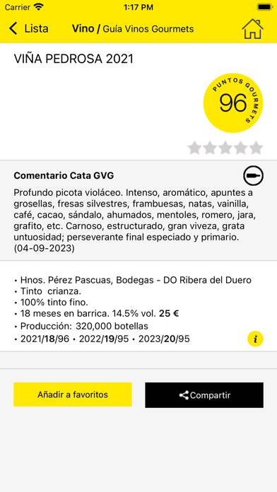 Guía Vinos Gourmets 2024 App screenshot #6