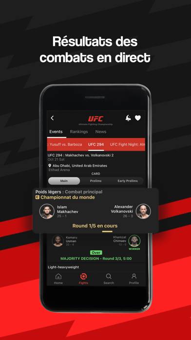 FightApp Capture d'écran de l'application