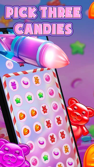 Pick Three Candies screenshot