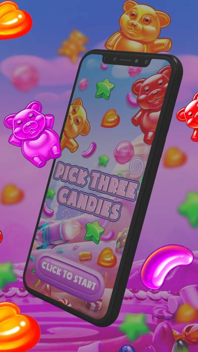 Pick Three Candies App screenshot #2