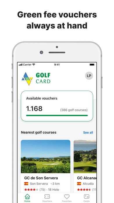 Albrecht Golf Card screenshot