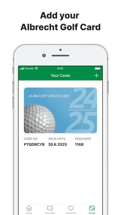 Albrecht Golf Card App-Screenshot #2