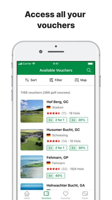 Albrecht Golf Card App screenshot #3