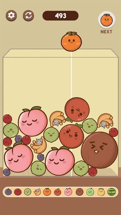 Watermelon Game: Kawaii Fruit Capture d'écran de l'application #3