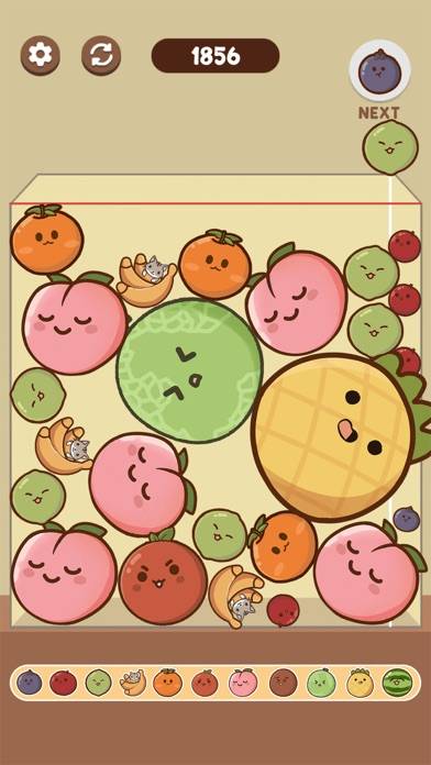 Watermelon Game: Kawaii Fruit Capture d'écran de l'application #5