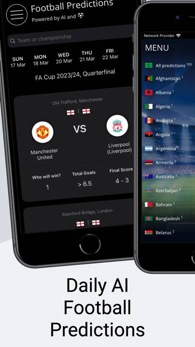 1X2.TV:AI Football Predictions Captura de pantalla de la aplicación #1