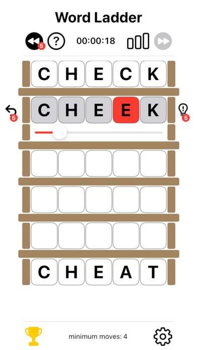 Word Ladder - brain games screenshot