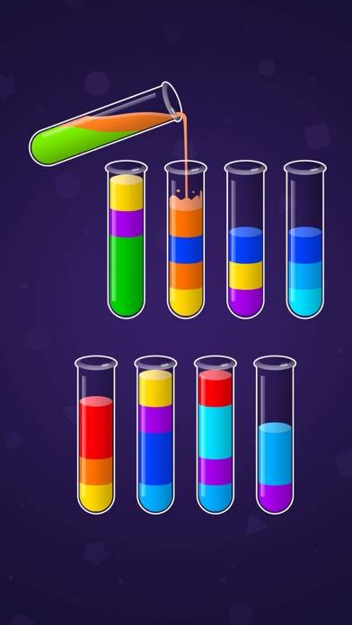 Color Water Sort: Puzzle Game schermata del gioco