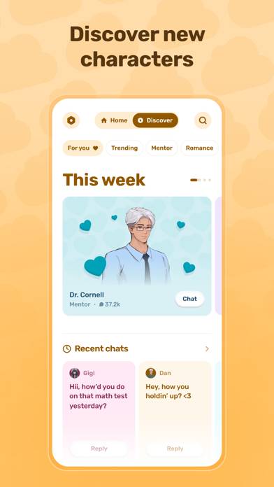 Dippy Widget-AI Character Chat App screenshot