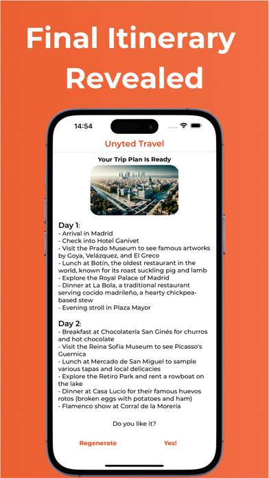 Unyted Travel: AI Trip Planner Uygulama ekran görüntüsü #6