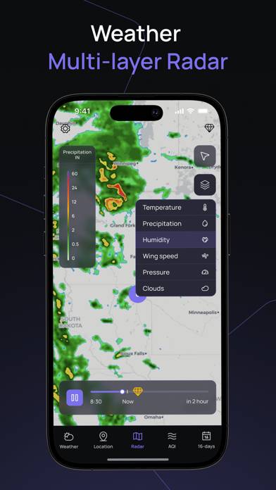 Weather Forecast & Live Radar App screenshot #3